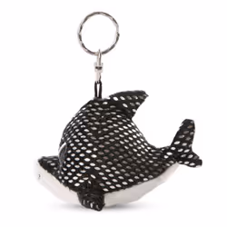 NICI Glubschis Porte-clés Noir, Blanc