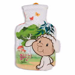 NICI 49038, Enfants, 0,5 L, Multicolore, Blanc, Garçon/Fille, Polyester, Caoutchouc, Thermoplastique, Peluche, Polyester