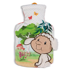 NICI 49038 bouillotte 0,5 L Multicolore, Blanc