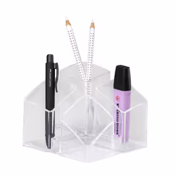 HAN SCALA porte crayons et stylos Polystyrol Transparent
