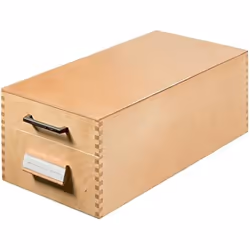 Boîte à fiches - HAN - 1006 - Bois naturel - Métal - 1500 fiches - DIN A6 horizontal
