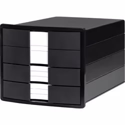 Caisson à tiroirs HAN IMPULS 1017-13 noir DIN A4 DIN C4 - 3 tiroirs
