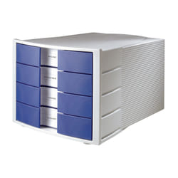 HAN Impuls Boîte à archives Plastique Bleu, Gris