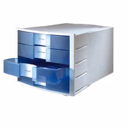 HAN Impuls Boîte à archives Plastique Bleu, Gris