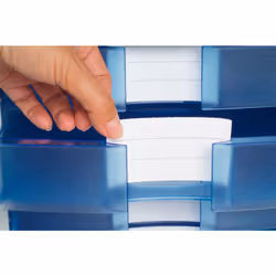 HAN Impuls Boîte à archives Plastique Bleu, Gris