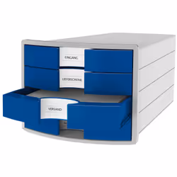 HAN IMPULS A4/C4 Plastique, Polystyrène Bleu, Gris