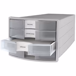 HAN IMPULS A4/C4 Plastique, Polystyrène Gris, Translucide