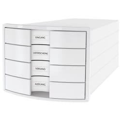 HAN 1012-12 bac de rangement de bureau Plastique, Polystyrène Blanc