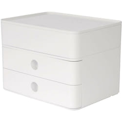 HAN 1100-12 bac de rangement de bureau Plastique Blanc