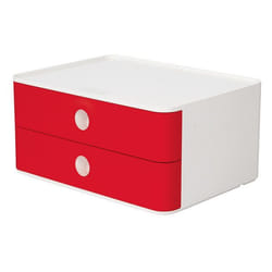 HAN 1120-17 module de classement de bureau Acrylonitrile-Butadiène-Styrène (ABS) Rouge, Blanc