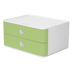 HAN 1120-80 module de classement de bureau Acrylonitrile-Butadiène-Styrène (ABS) Vert, Blanc