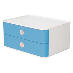 HAN 1120-84 module de classement de bureau Acrylonitrile-Butadiène-Styrène (ABS) Bleu, Blanc
