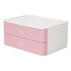 HAN 1120-86 module de classement de bureau Acrylonitrile-Butadiène-Styrène (ABS) Rose, Blanc