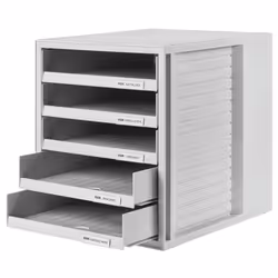 HAN Schrank-Set Polystyrol Gris