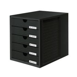 Biella 21450-13 unité de tiroir de bureau Noir