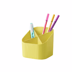 HAN 17238-915 porte crayons et stylos Plastique Jaune