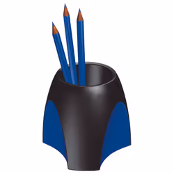 HAN Delta porte crayons et stylos Plastique Noir, Bleu