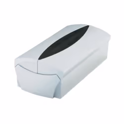 HAN Visitenkartenbox VIP, A8, horizontale/verticale, Plastique, Polystyrène, Noir, Gris, 120 mm, 245 mm
