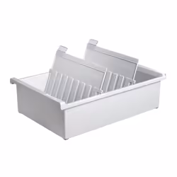 HAN 955-0-11, A5, Plastique, Polystyrène, Gris, 346 mm, 228 mm, 96 mm