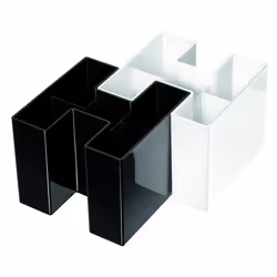 HAN Bravo porte crayons et stylos Plastique Noir