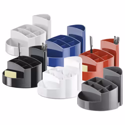 HAN RONDO porte crayons et stylos Plastique, Polypropylène (PP) Blanc