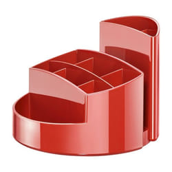 HAN RONDO porte crayons et stylos Plastique, Polypropylène (PP) Rouge