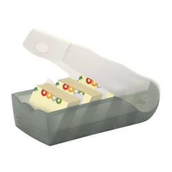 HAN 997-693 bac de rangement de bureau Polypropylène (PP) Gris, Translucide