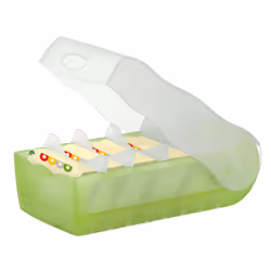 HAN CROCO A8 Boîte à archives Plastique, Polypropylène (PP) Vert, Blanc