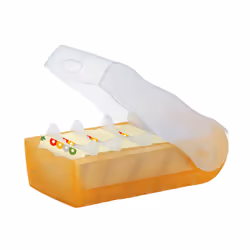 HAN CROCO A8 Boîte à archives Plastique, Polypropylène (PP) Orange, Blanc