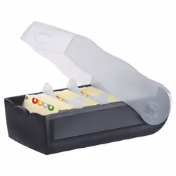 HAN 998-633, Plastique, Polypropylène (PP), Noir, Translucide, 97 mm, 191 mm, 67 mm