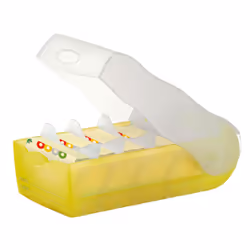 HAN CROCO A8 Boîte à archives Plastique, Polypropylène (PP) Blanc, Jaune
