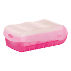 HAN CROCO A8 Boîte à archives Plastique, Polypropylène (PP) Rose, Blanc