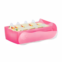 HAN CROCO A8 Boîte à archives Plastique, Polypropylène (PP) Rose, Blanc
