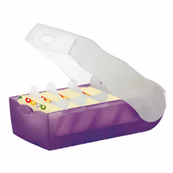 HAN CROCO A8 Boîte à archives Plastique, Polypropylène (PP) Lilas, Blanc