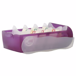 HAN CROCO A8 Boîte à archives Plastique, Polypropylène (PP) Lilas, Blanc