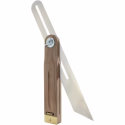Menuiserie Smiths no A225 Languette inox en inox Senkels en bois de noyer Poignée avec gorge creuse à deux faces
