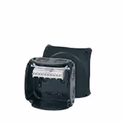 Hensel KF 0606 B, Polycarbonate (PC), Noir, IP66, IP67, IP69, 130 mm, 77 mm, 130 mm