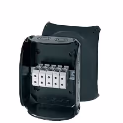 Hensel KF 3535 B, Polycarbonate (PC), Noir, IP66, IP67, IP69, 225 mm, 122 mm, 295 mm