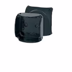 Hensel KF 0600 C, Polycarbonate (PC), Noir, IP66, IP67, IP69, 130 mm, 77 mm, 130 mm