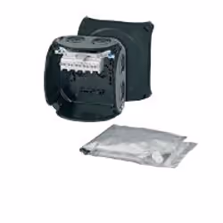Hensel WP 0402 B, Polycarbonate (PC), Noir, 104 mm, 70 mm, 104 mm