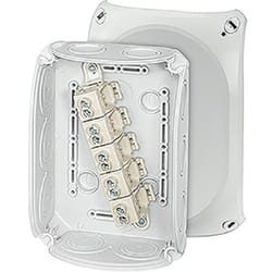 Hensel - 62000010 Boîte de dérivation (l x l x h) 180 x 130 x 77 mm gris IP66 1 pc(s)
