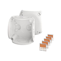 Hensel - 62000442 Boîte de jonction avec bornes enfichables, plombable (l x h x p) 84 x 84 x 55 mm 1 pc(s) R704072