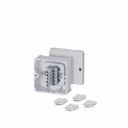 Hensel DP 9025, Polystyrène, Thermoplastique, Gris, IP54, 88 mm, 50 mm, 88 mm