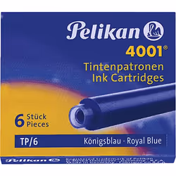 Pelikan TP/6 Blue, Encre à pigments, 6 pièce(s), Multi pack