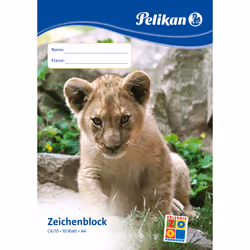 Pelikan 224816, Papier à lettres, 100 g/m², 10 feuilles
