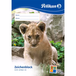 Pelikan 224824, Papier à lettres, 100 g/m², 20 feuilles