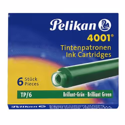 Pelikan TP/6, Vert, Vert, Stylo-plume, 6 pièce(s)