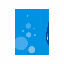 Pelikan 237635, A3, Carton, Bleu, Portrait, Elastique