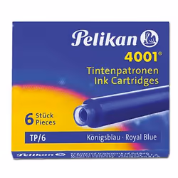 Pelikan TP/6, Bleu, Bleu, Stylo-plume, 6 pièce(s)