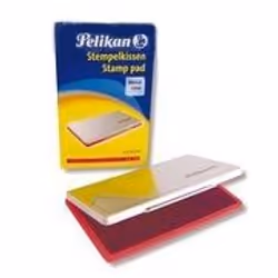 Pelikan Tampons encreurs avec boîtier en métal, Rouge, Argent, Métal, 110 mm, 70 mm